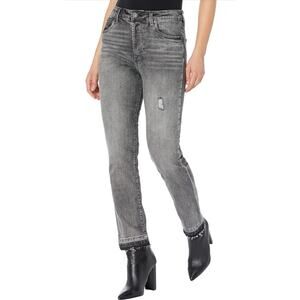 Kut From The Kloth Rosa High-Rise Straight Leg, Gray Wash, Women's Size 16 Long